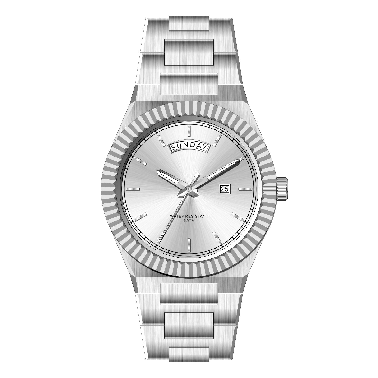 Business Gentleman's Log-Type Quartz Waterproof Steel Strap - Zentrova Business Gentleman's Log-Type Quartz Waterproof Steel Strap - Zentrova